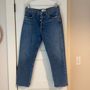 AGOLDE Riley High Rise Straight denim
